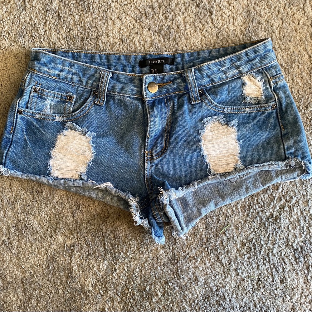 Forever 21 denim shorts